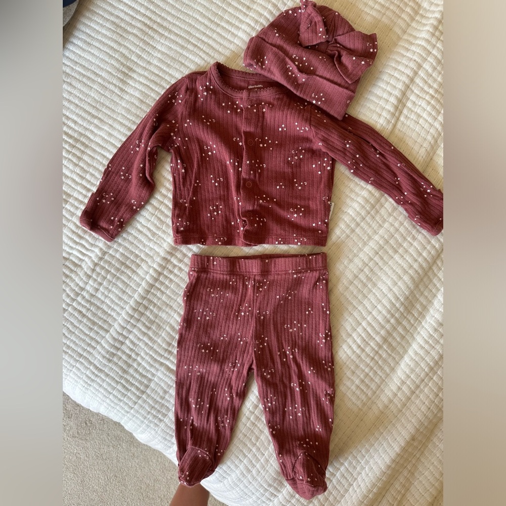 3 piece baby girl outfit - NWOT
